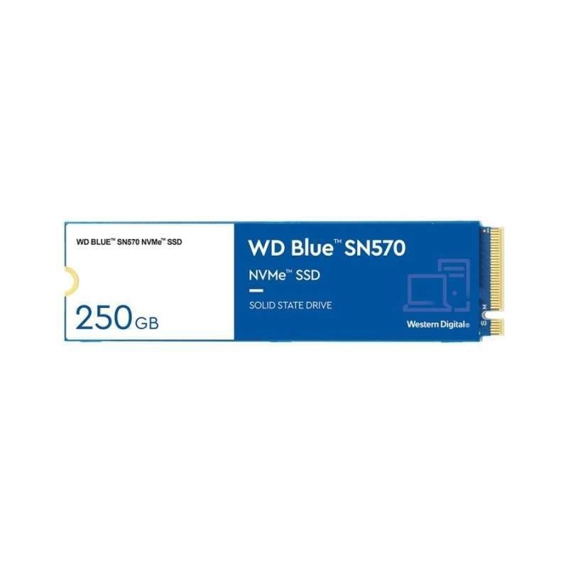 SSD WD BLUE 250GB M.2 SN570 NVMe GEN3 - WD Blue NVMe M.2 SN570 250GB