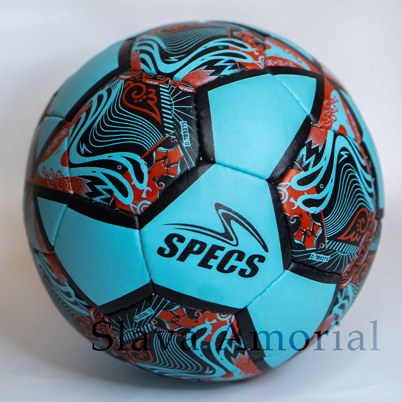 Slava_Amorial BOLA SEPAK Bola Kaki Dewasa Handmade Doff Ukuran 5 SPE Blue