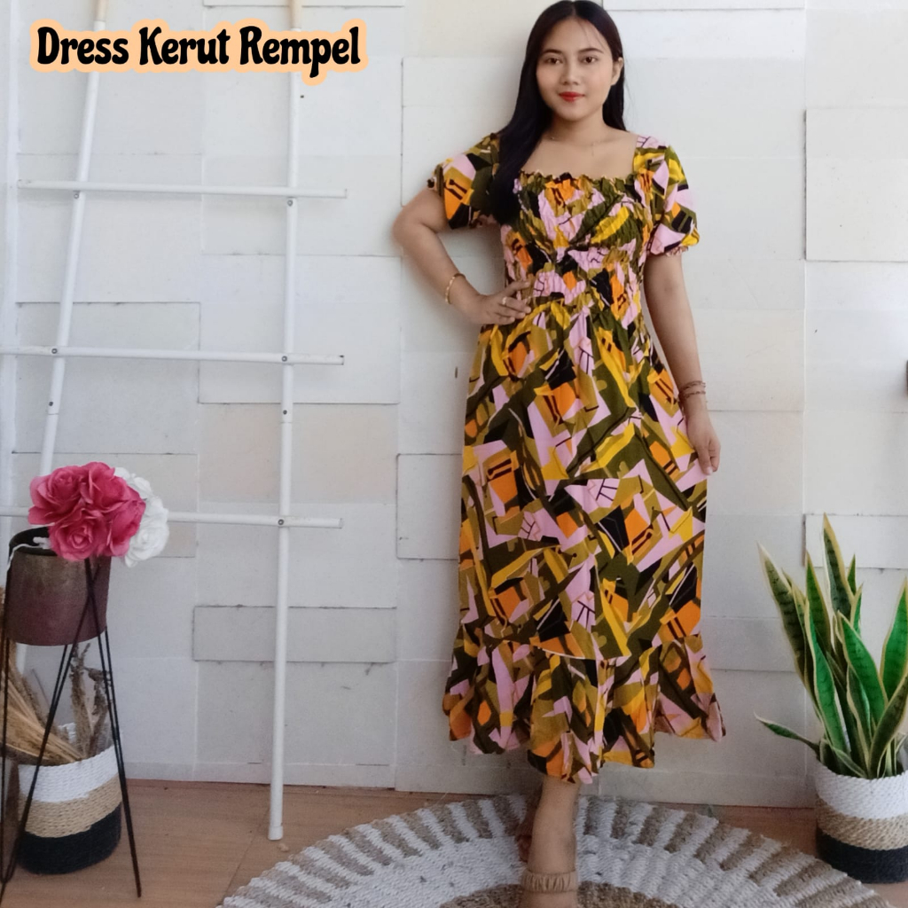 DRESS KERUT REMPEL NEW ARRIVAL