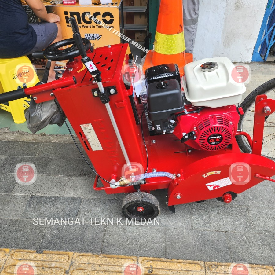 MESIN POTONG CUTTING ASPAL BETON CONCRETE CUTTER 16" GX270 HONDA TIGER