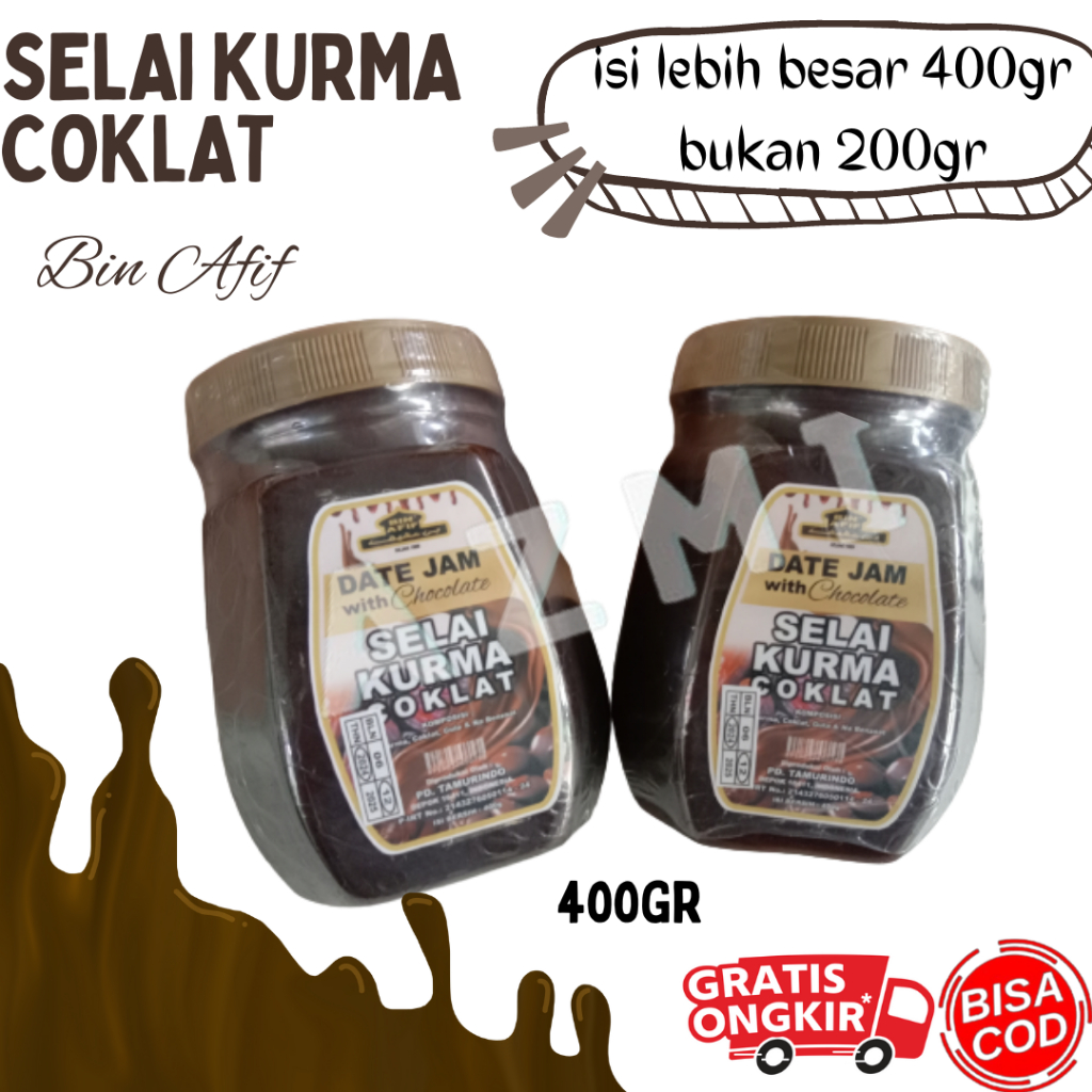 Terbaru Selai Kurma Coklat BIN AFIF Selai Coklat Kurma isi 400gr Termurah