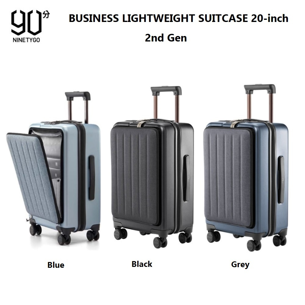 AKN88 - NINETYGO Lightweight Business Suitcase 20 inch 2nd Gen - Koper Travel