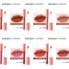 ✿ELYSABETHME✿ BIOAQUA lip cream matte new colorkey x stay on lip cream