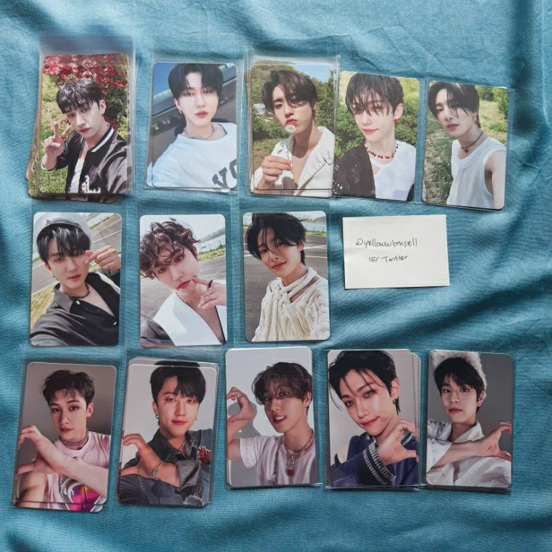 pc photocard bangchan chan lee know leeknow lino minho changbin hyunjin han jisung felix seungmin i.