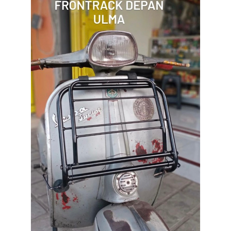 frontrack depan ulma rak depan ulma vespa super sprint px vbb croom bagus