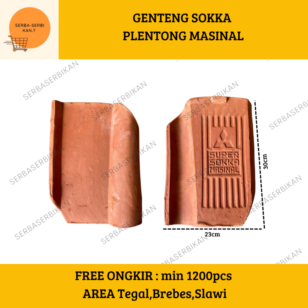 GENTENG SOKA PLENTONG MASINAL AREA TEGAL BREBES PEMALANG