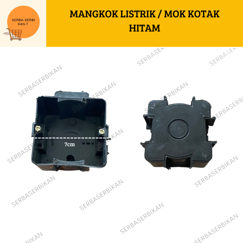 MANGKOK LISTRIK KOTAK INBOWDUS IB DUS IB DOS SAKLAR  HITAM MODEL PANASONIC