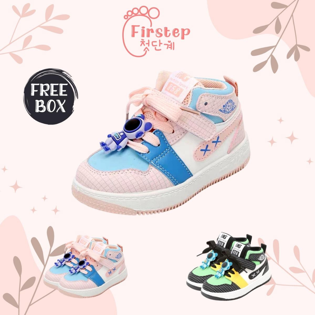 Sepatu Anak Perempuan Dan Laki Laki Import Sneaker Anak Usia 1-5 Tahun  FS153