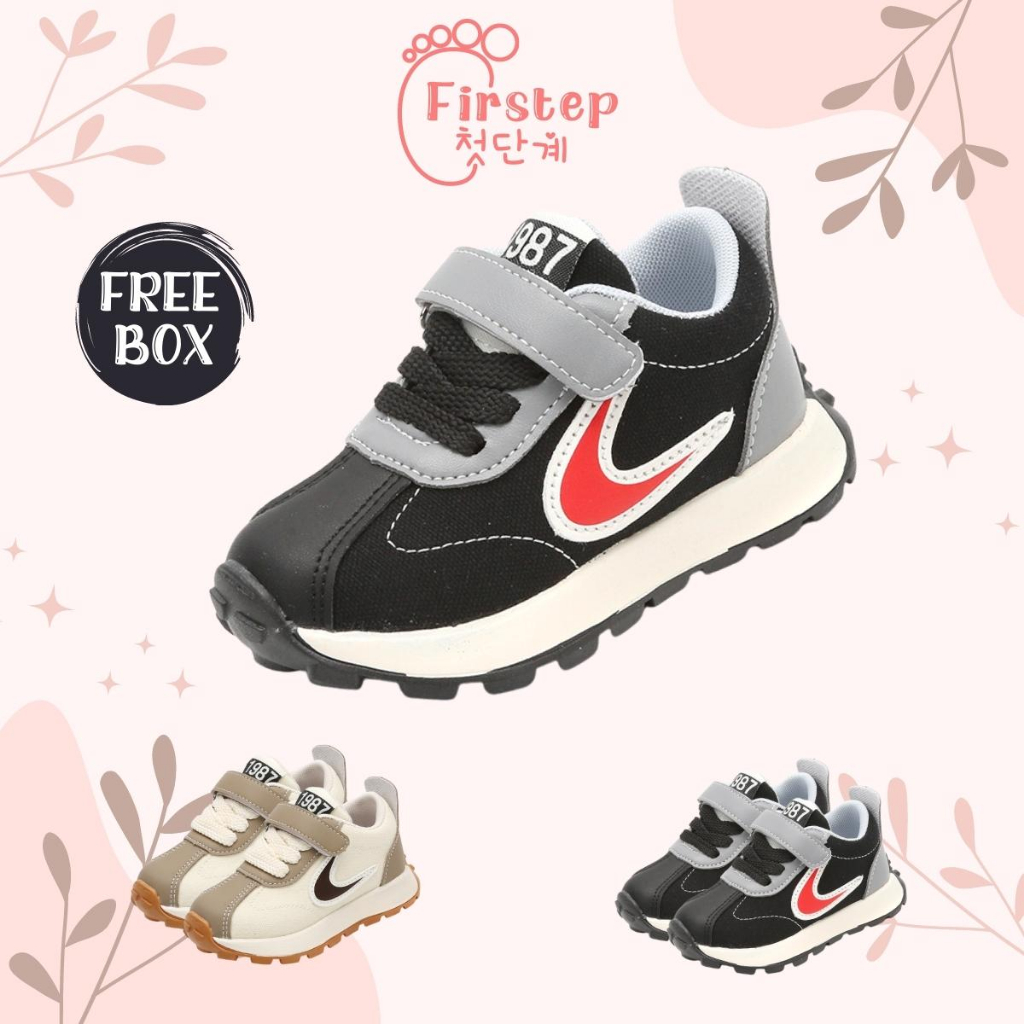 Sepatu Anak Perempuan Dan Laki Laki Import Sneaker Anak Usia 1-5 Tahun FS158