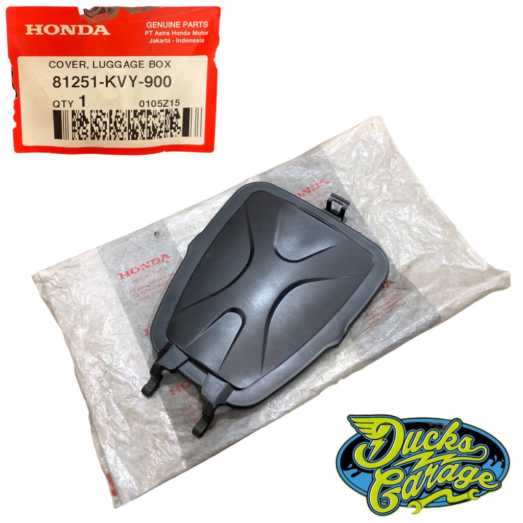 81251-KVY-900 Tutup Cover Luggage Box Bagasi Jok Honda Beat Karbu Original