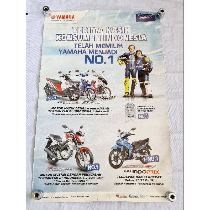 Poster jumbo motor YAMAHA ORI
