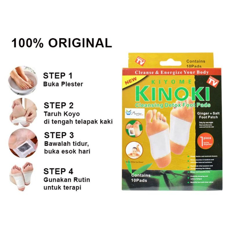 (VCM) 1 sachet Kinoki Gold Jahe Ginger koyo penyerap racun