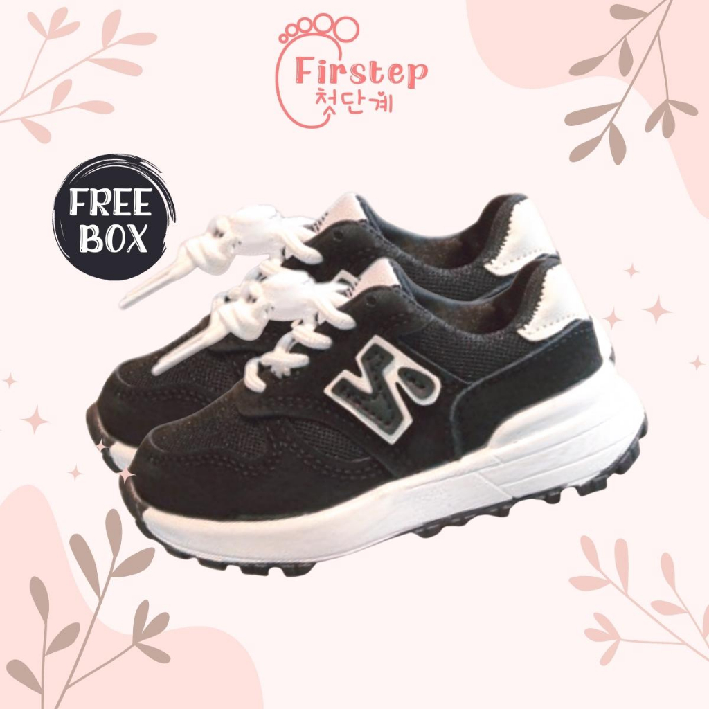 Sepatu Anak Perempuan Dan Laki Laki Import Sneaker Anak Usia 1-5 Tahun FS162