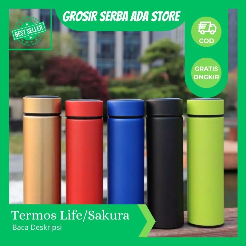 LIFE POLOS / termos / botol termos / termos panas / termos kecil / vacum termos trendy / 500ml