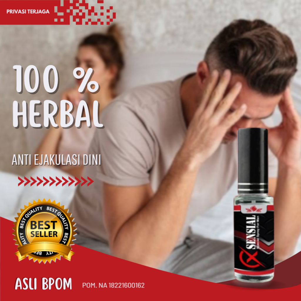 BPOM - OBAT OLES KUAT PRIA TAHAN LAMA SPRAY ORIGINAL - OBAT EJAKULASI DINI - LEMAH SYAHWAT - KUAT TA