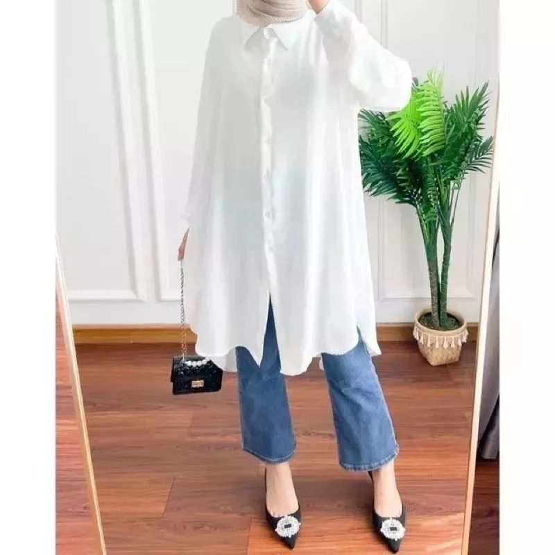 TUNIK CRINKLE KANAYA / ATASAN WANITA CRINKLE TERBARU