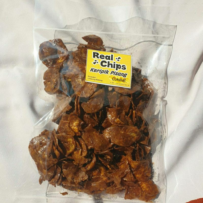 

keripik pisang REALCHIPS coklat