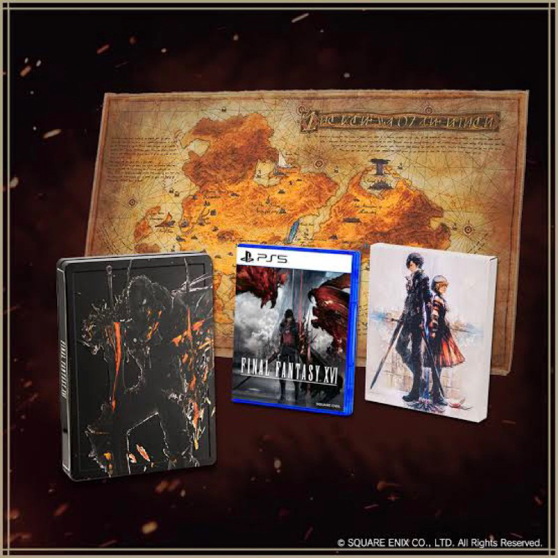 Final Fantasy XVI Deluxe Edition Ps5 FF 16 Playstation Ps 5 Ffxvi ff16 fantasi kaset ps 5 ori game o