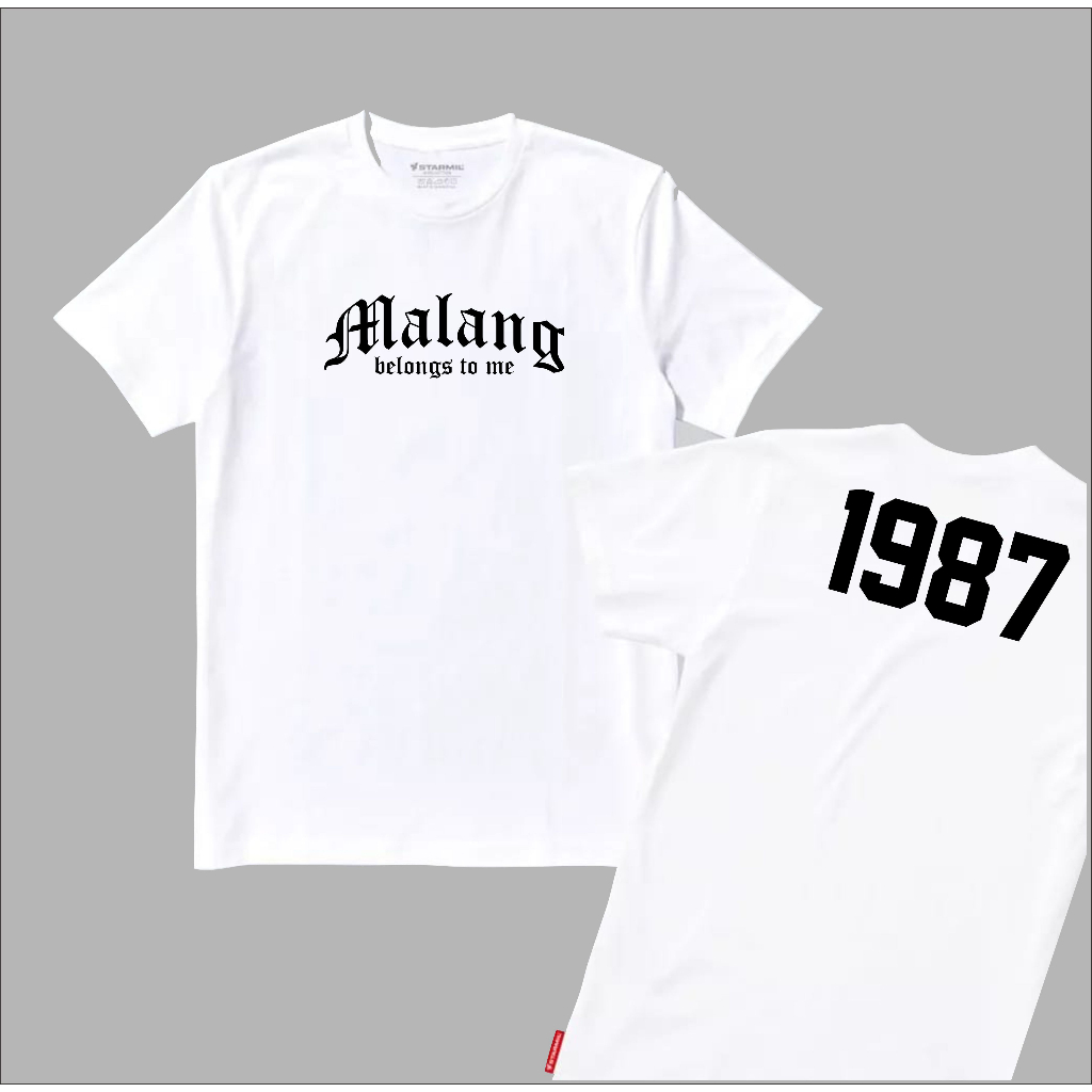 Kaos Arema FC warna putih Kaos Arema Malang/Kaos Supporter Arema/Kaos Fans Arema/Kaos Casual Ultras