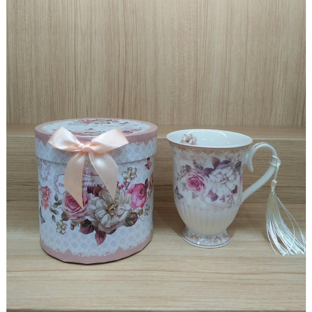 Mug Keramik Bunga/Teh/Kopi