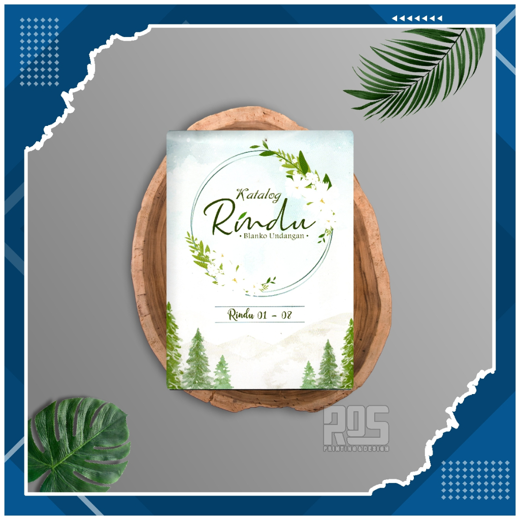Katalog Undangan Rindu seri 1 / rindu 01 - 08
