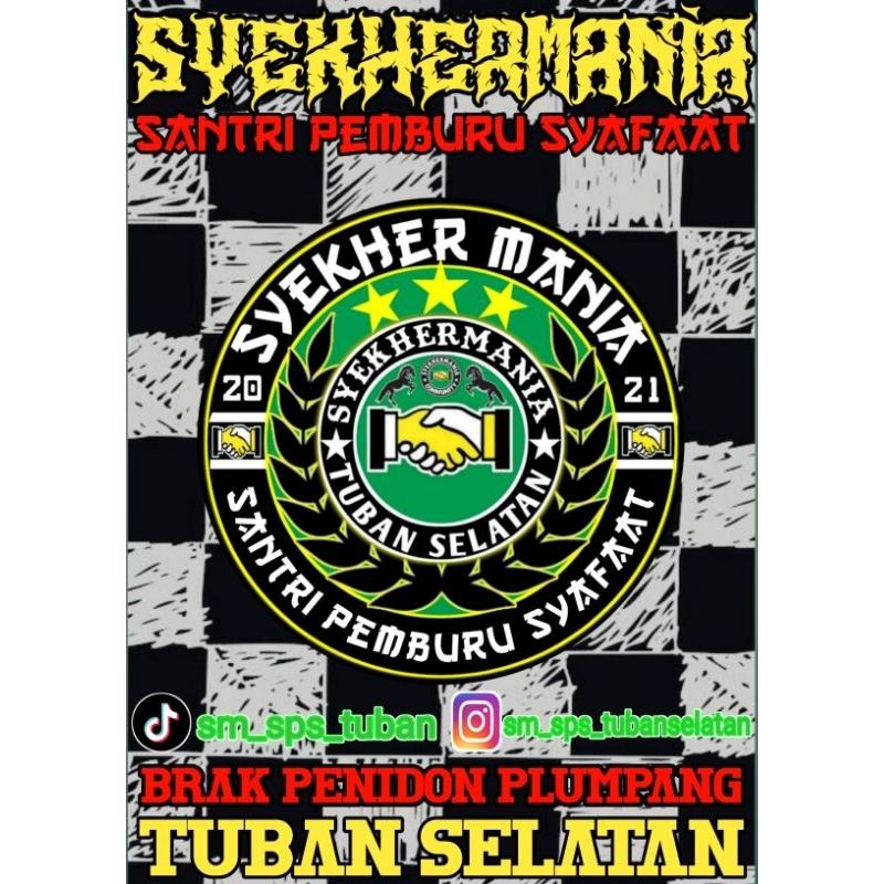 stiker syekhermania murah dapat 25 stiker