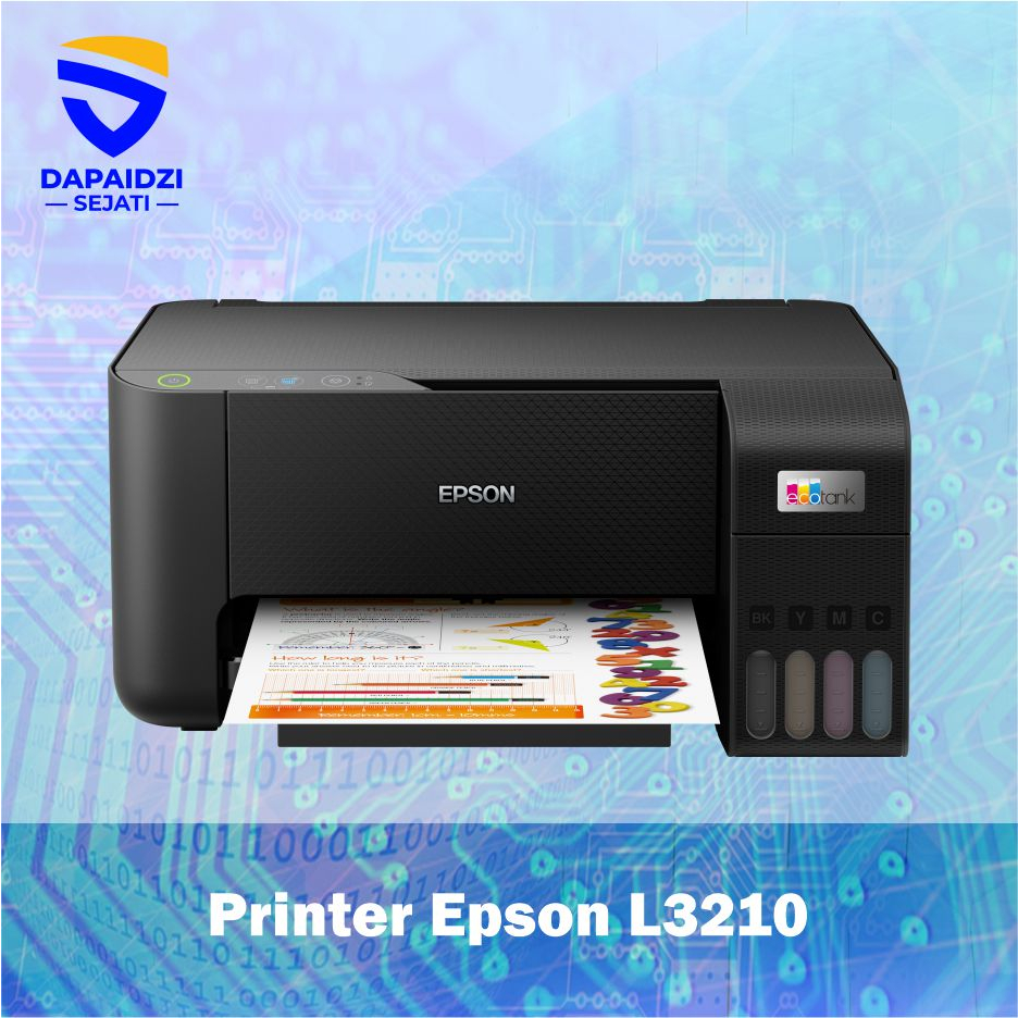 Printer Epson L3210 bekas rasa baru mulus