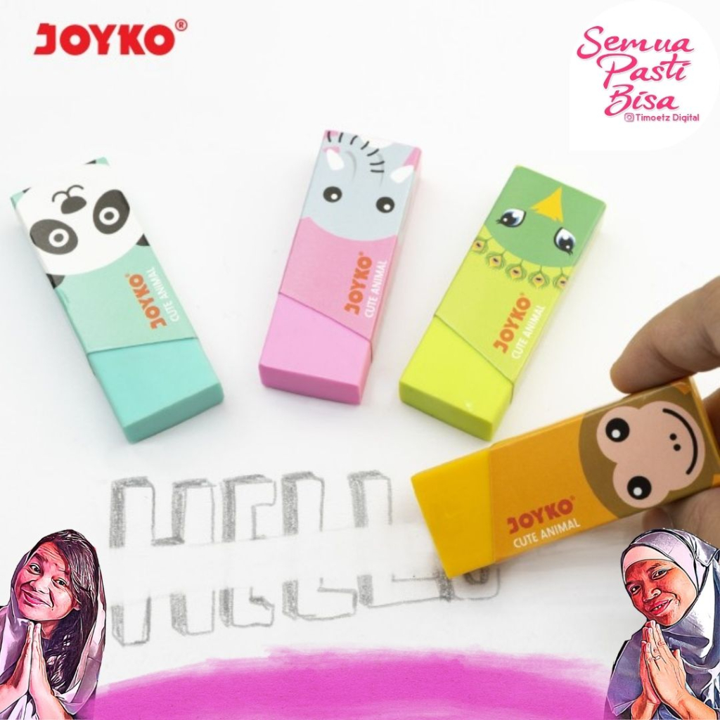 

Penghapus Pensil Joyko ER 116 Besar- Stip Pensil Joyko - Eraser Joyko