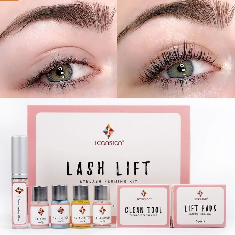 IC0N.  SIGN LASH LIFT Obat Pelentik Bulu Mata ORIGINAL Perm Fixation Nutrition Cleanser BEST SELLER Lash Lift KIT PAKET USAHA Pemula FIRST HAND Keriting Lentik BULU MATA Paling Dicari