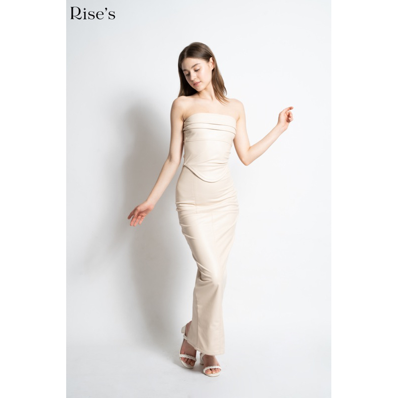 Rok span wanita / Skirt leather fit body mode stretchy/melar by Rise's