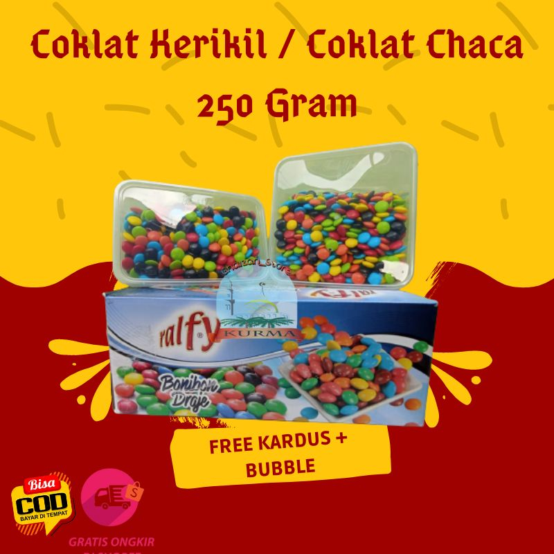 

Coklat Rafly Chaca 250 Gram || Coklat Kerikil || Coklat Murah || Oleh Oleh Haji Umroh