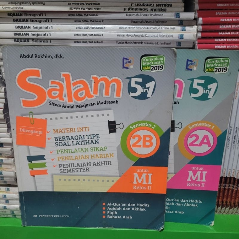 BUKU BEKAS SALAM KELAS 2 /4/3DAN 6 SD ERLANGGA K13 REVISI 2013