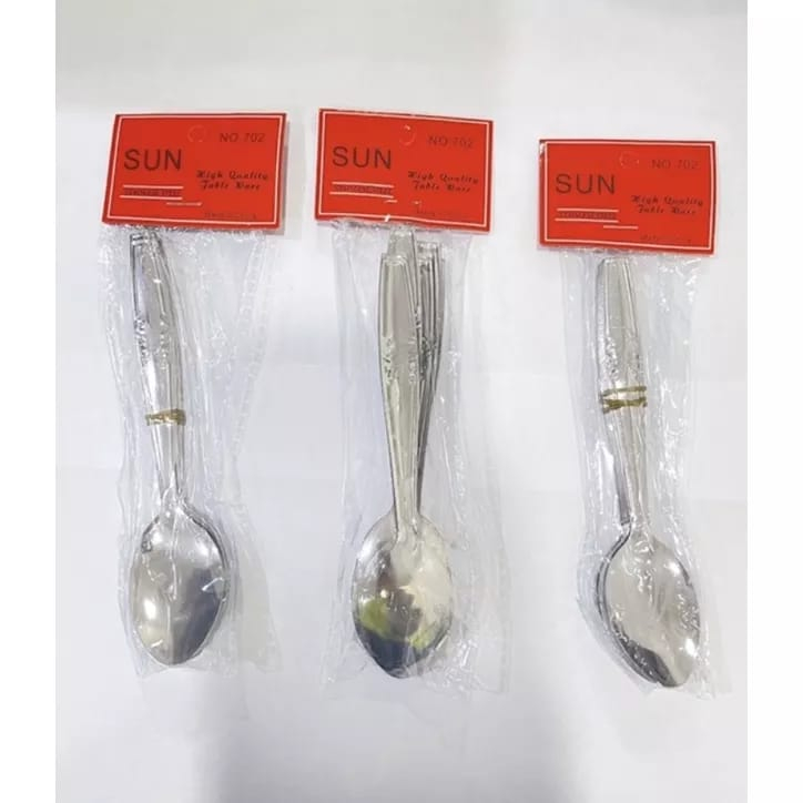 PROMO ( 12 PCS/1 LUSIN) Sendok stainless steel/ sendok teh /sendok es/sendok stainless/tea spoon/ice spoon