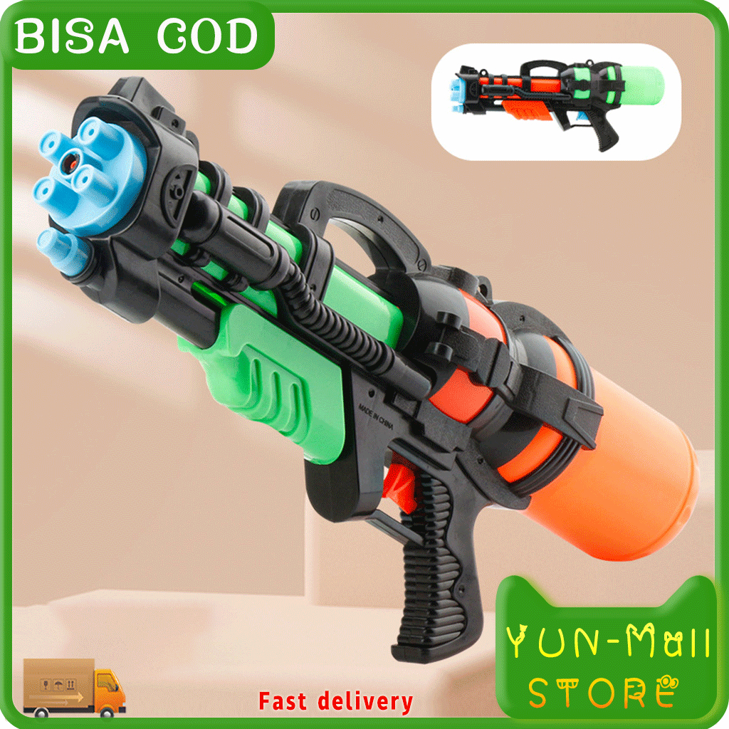 YUN Mall Mainan anak pistol air   mainan water gun pistol air /Pistol Air Mainan Anak Water Gun Tembak Tembakan Watergun Seru