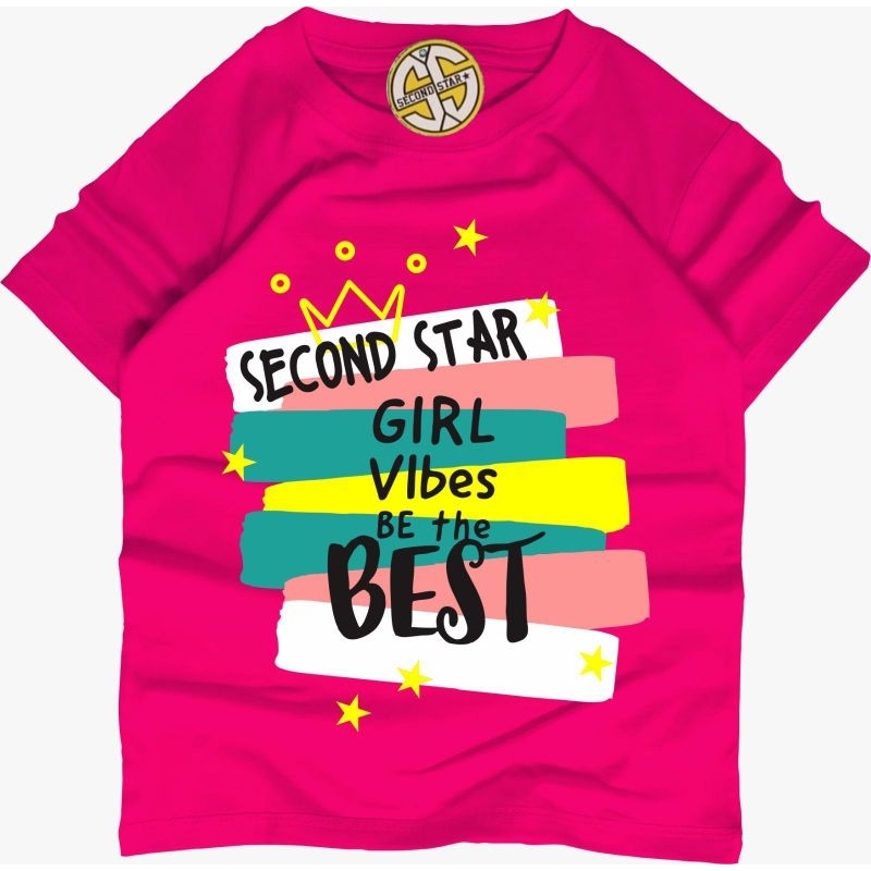 KAOS ANAK LAKI-LAKI DAN PEREMPUAN SECOND STAR