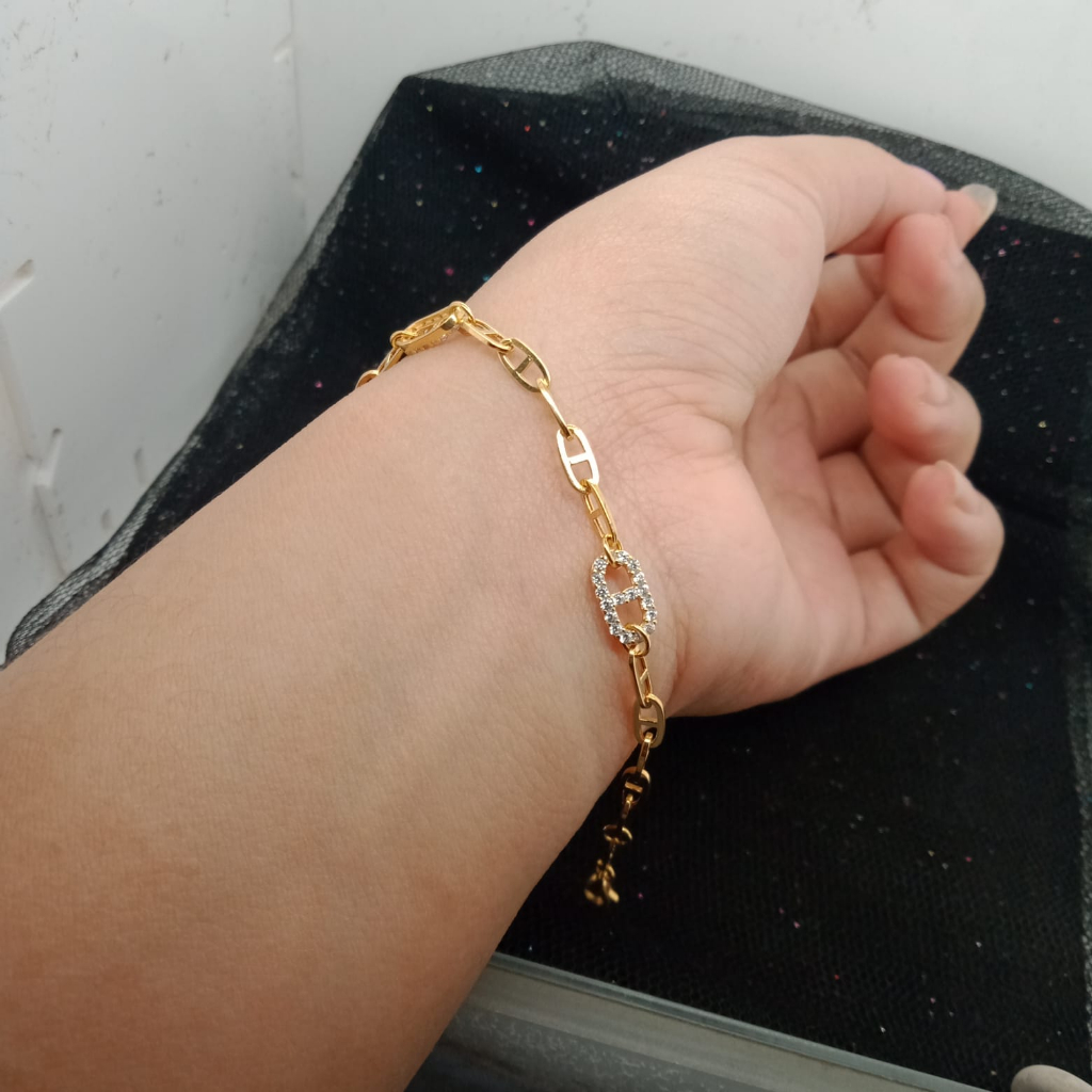 Gelang Emas 17K - 3.55 Gr Kadar 750 - 5371