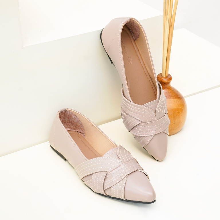 Deliwafa  - [Flatshoes Wanita] Kamala Flatshoes