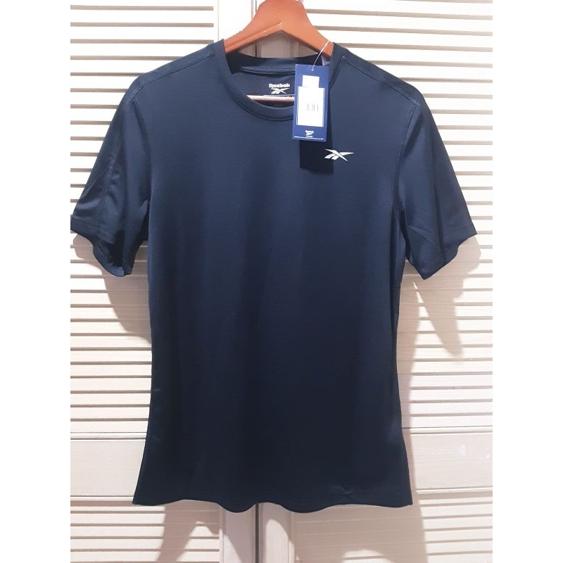 REEBOK Kaos Dryfit Hitam Pria-ORIGINAL