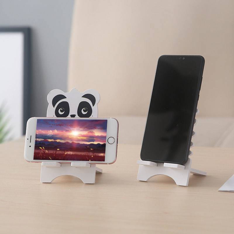 Stand Holder Phone Full Kayu Lucu Warna Warni Kucing dan Kelinci AH028 - XOBOX