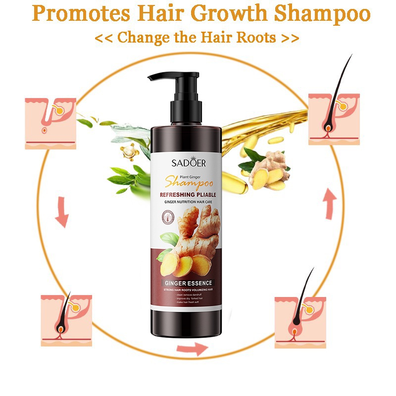 Shampoo Penumbuh Rambut Cepat Sampo Rambut Rontok Penumbuh Rambut Perawatan Rambut Nutrisi Jahe Hair Care Anti Rambut Rontok [100% Asli]