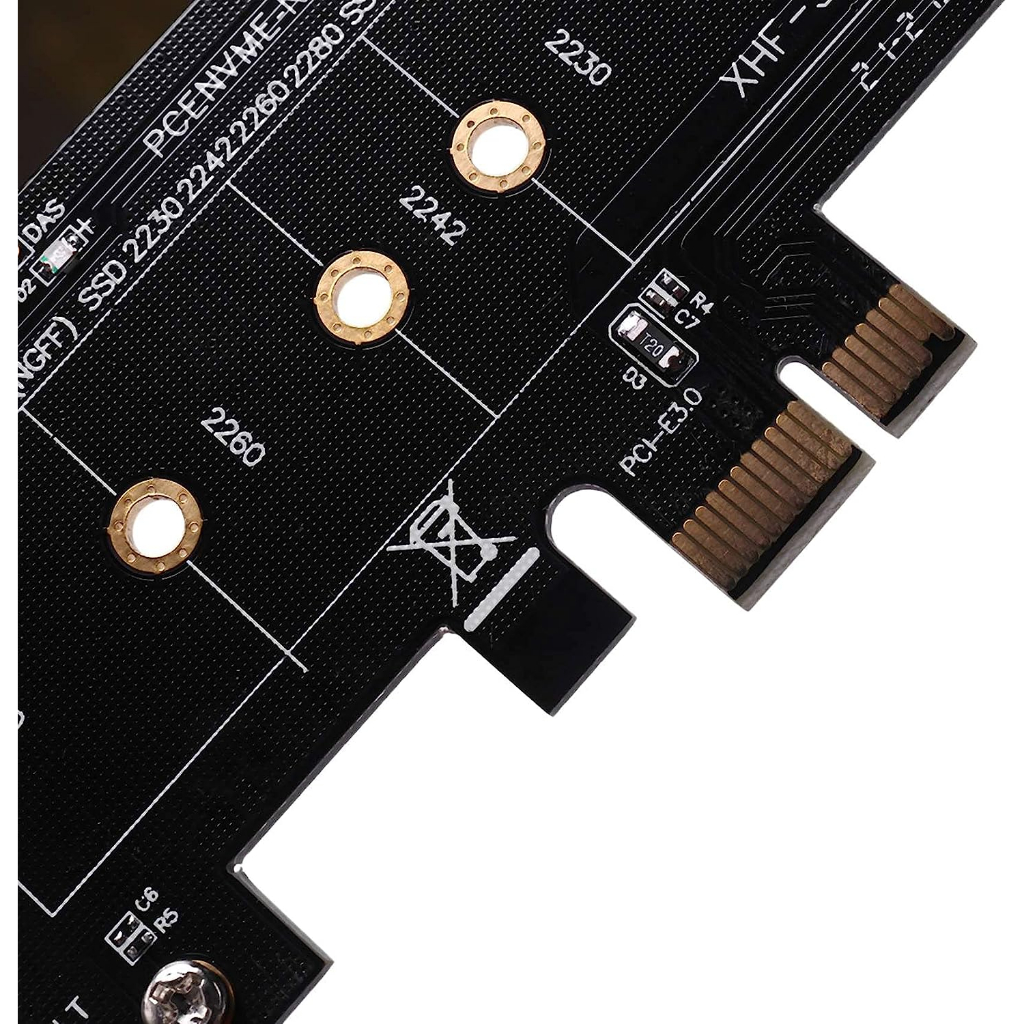 PCIE x1 to SSD M.2 NVMe Card Adpter