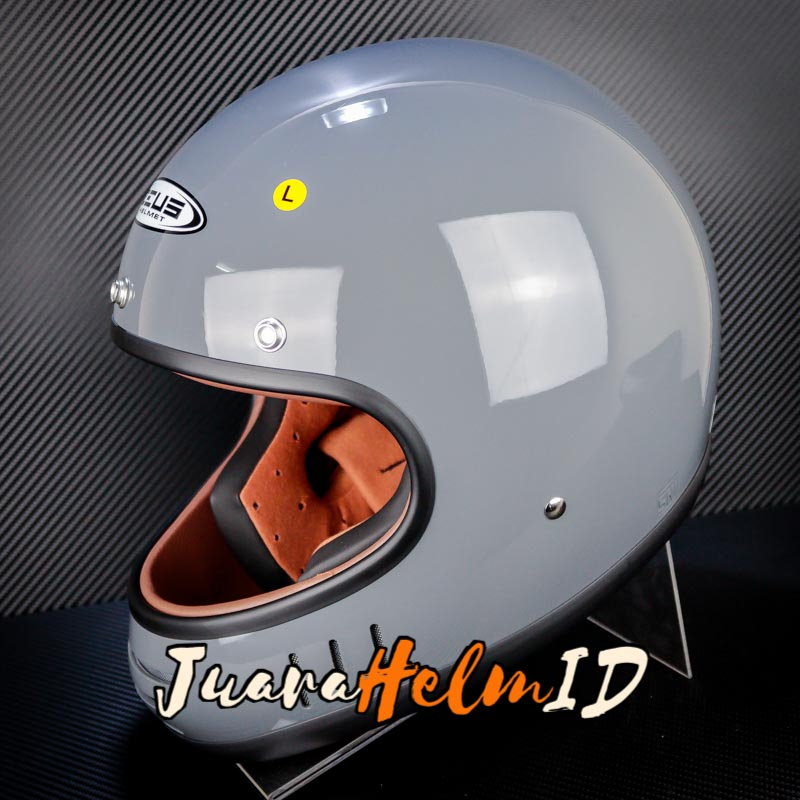 ZEUS HELM ZS816C SOLID / GREY / RETRO ZS 816C CLASSIC ZS-816