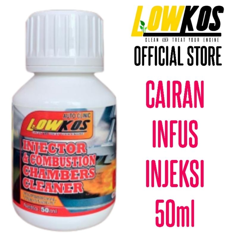 LOWKOS - CAIRAN INFUS INJEKSI Motor Injector Cleaner Pembersih Injektor 50ml untuk semua merk motor