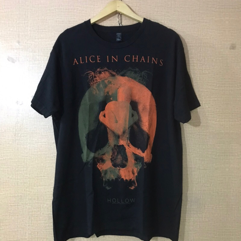 KAOS BAJU BAND ALICE IN CHAINS GRUNGE TOUR 2013 OFFICIAM IMPORT RARE GRUNGE MERCH ORIGINAL NIRVANA S
