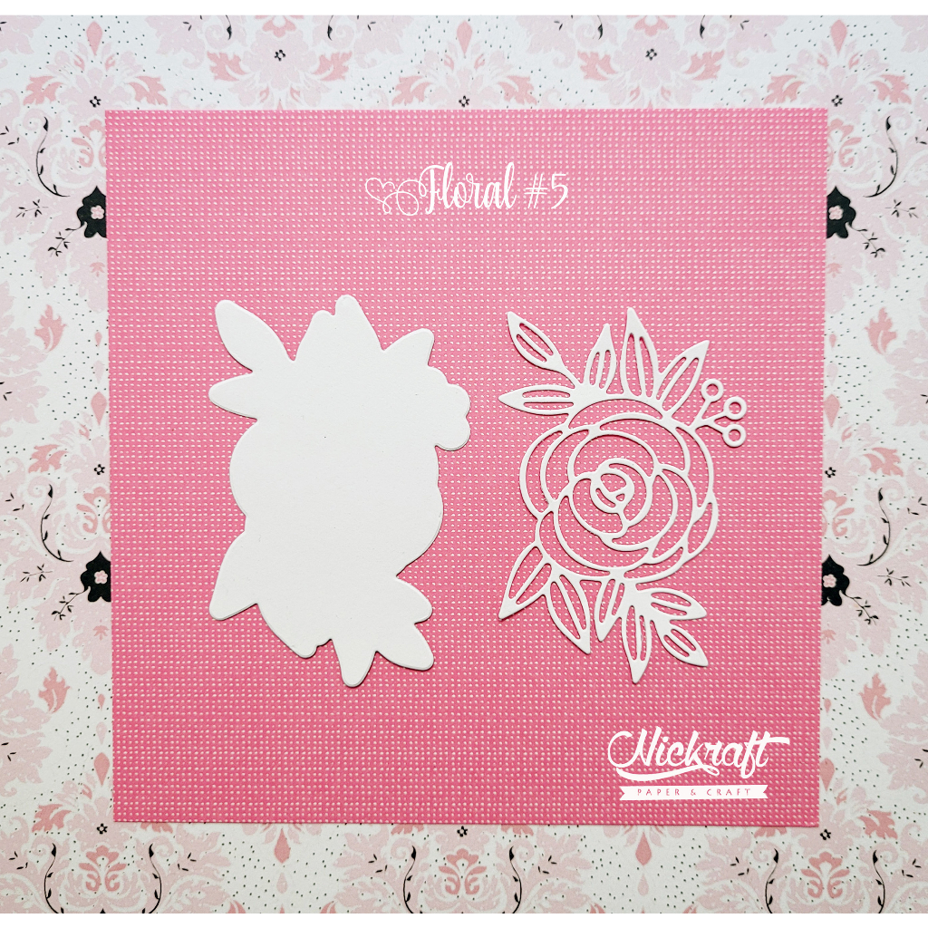 

FLORAL #5 FLOWER - Scrapbook Jurnal Die Cut Journaling Bunga