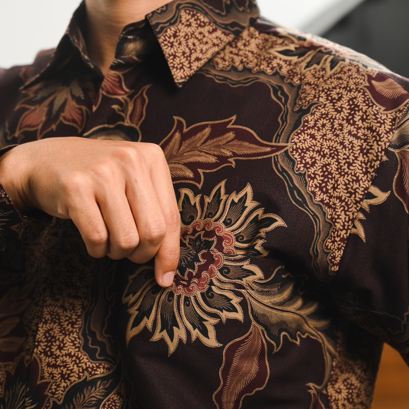 Batik Ayman - RAHAGI | Kemeja Batik Pria Katun Solo Halus