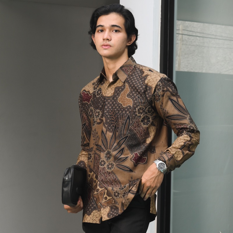 Batik Ayman - RAHARDIAN GOLD | Kemeja Batik Pria Katun Solo Halus