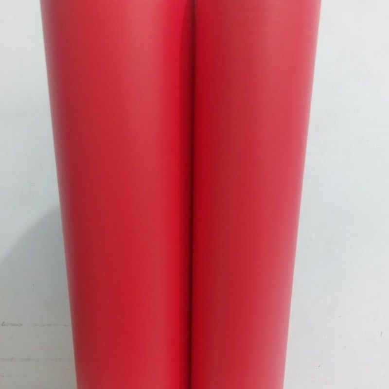 Skotlet merah doff lebar 60cm