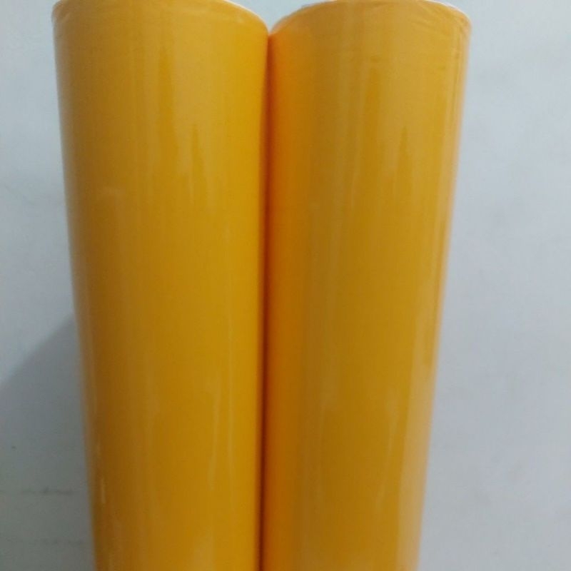 Skotlet kuning tua glosy lebar 60cm