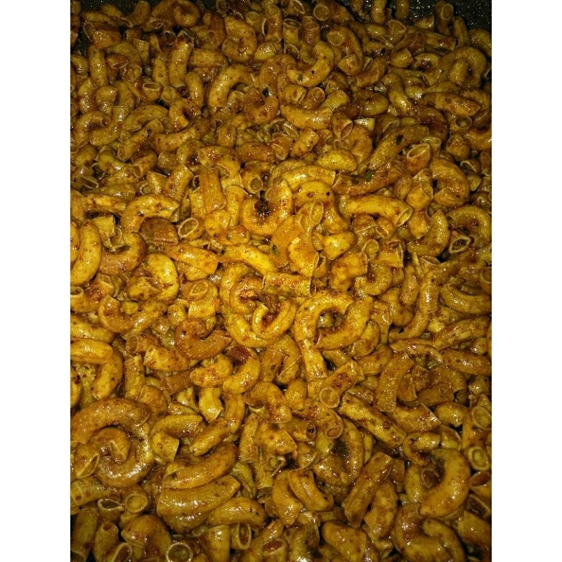 

Macaroni gledek cemila extra daun jeruk Makroni pedas gledek